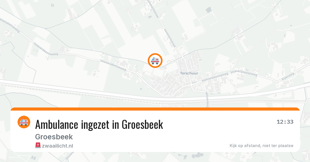 Ambulance ingezet in Groesbeek — 26 jan 2026