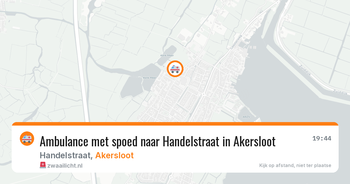 Ambulance met spoed naar Handelstraat in Akersloot — 24 jan 2026