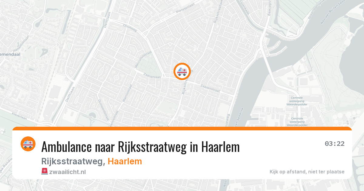 Ambulance naar Rijksstraatweg in Haarlem — 29 jan 2026