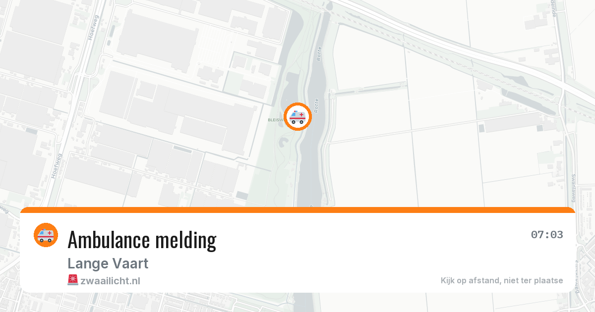 Ambulance melding — 22 apr 2026