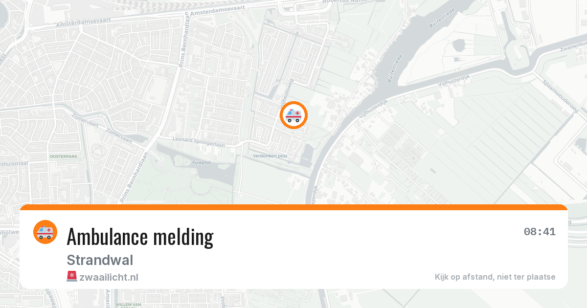 Ambulance melding — 25 jun 2026