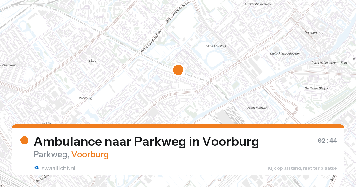 Ambulance naar Parkweg in Voorburg — 1 feb 2026