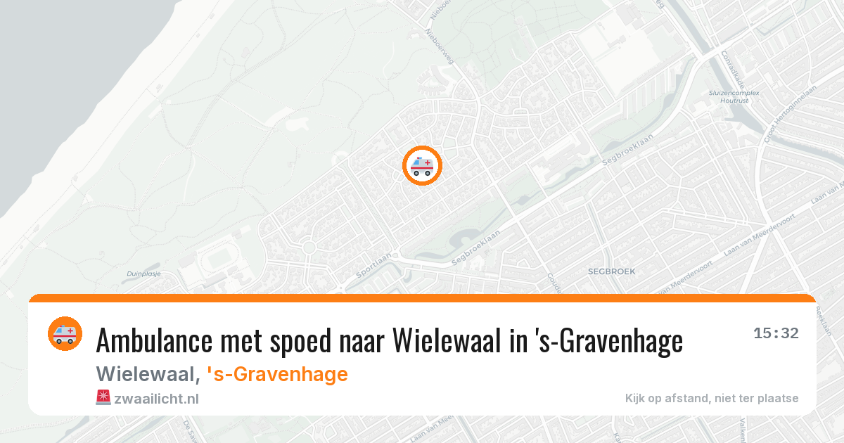 Ambulance met spoed naar Wielewaal in 's-Gravenhage — 9 apr 2026