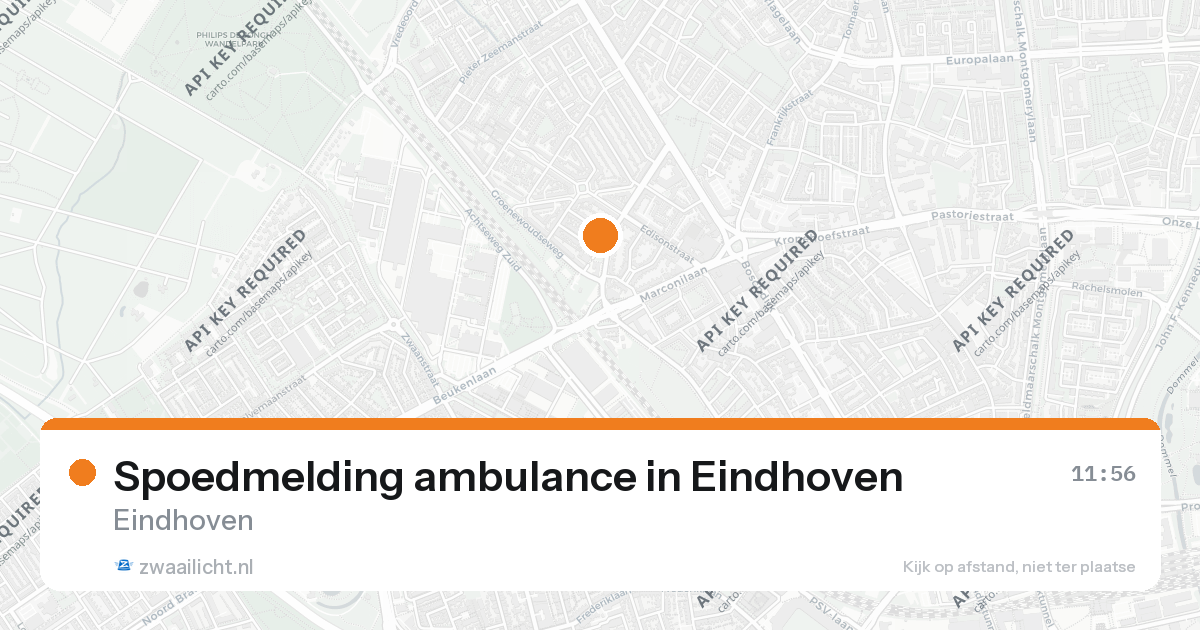 Spoedmelding ambulance in Eindhoven — 26 aug 2026