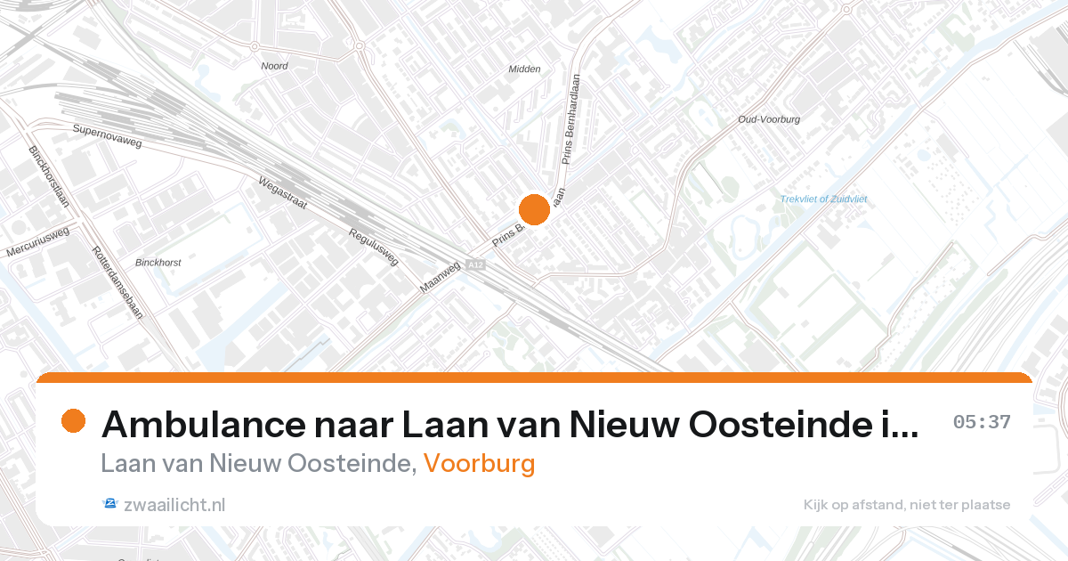 Ambulance naar Laan van Nieuw Oosteinde in Voorburg — 7 feb 2026