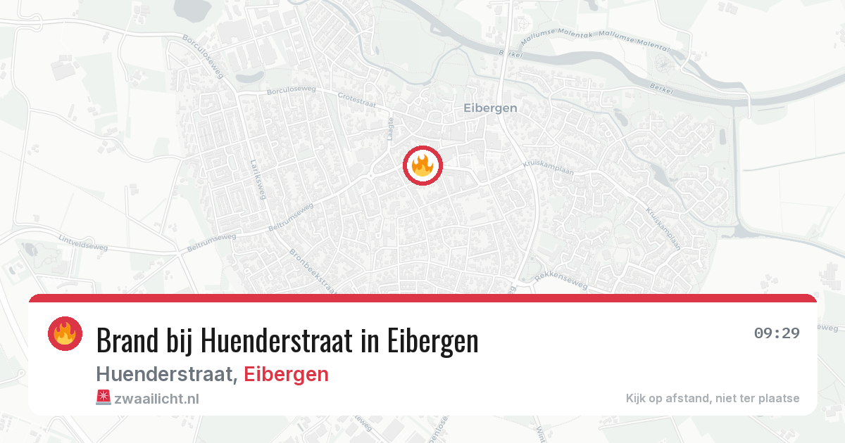 Brand bij Huenderstraat in Eibergen — 27 jun 2026