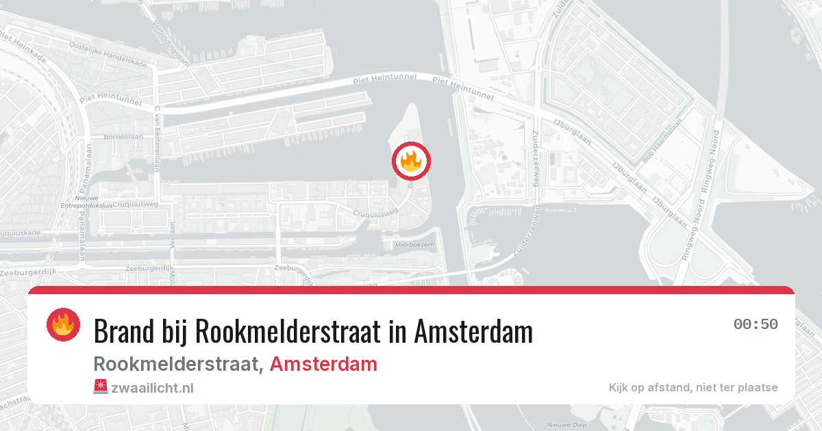 Brand bij Rookmelderstraat in Amsterdam — 4 jul 2026