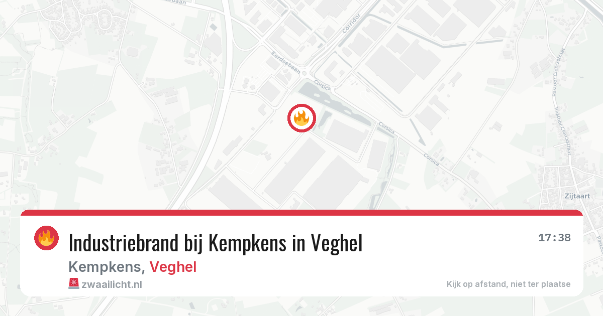 Industriebrand bij Kempkens in Veghel — 22 jun 2026