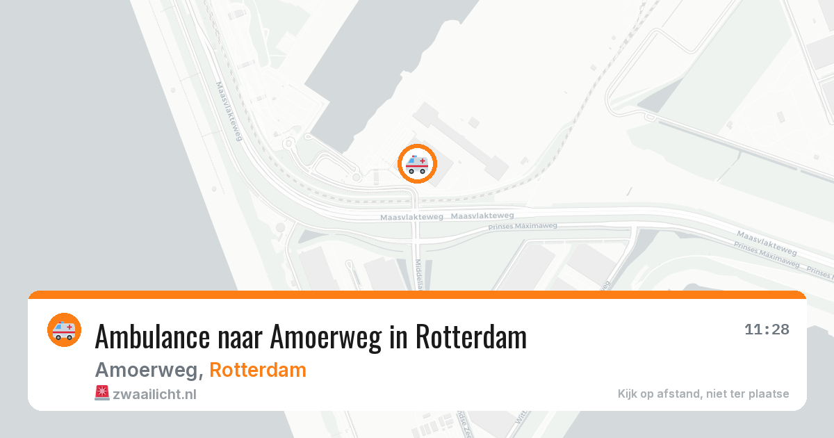 Ambulance naar Amoerweg in Rotterdam — 21 mei 2026