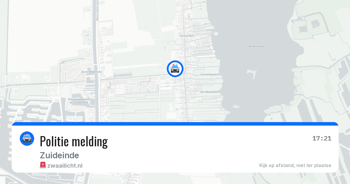 Politie melding — 17 apr 2026