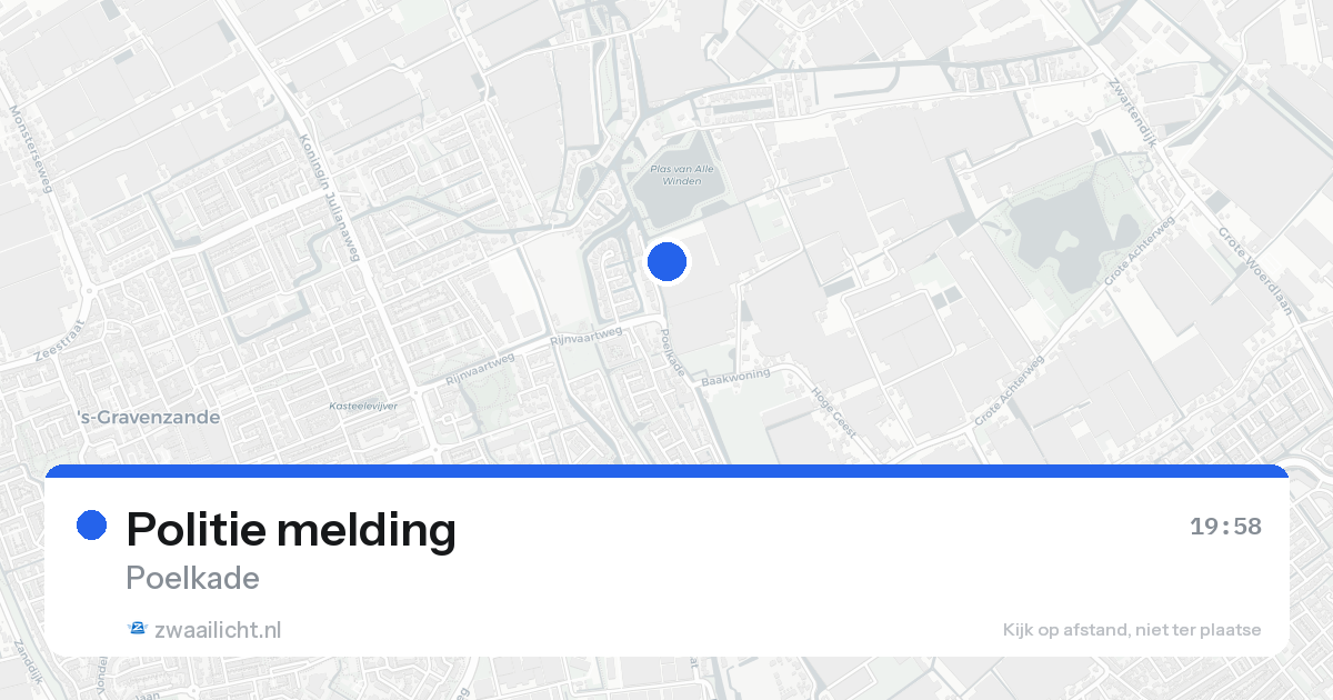 Politie melding — 2 mei 2026