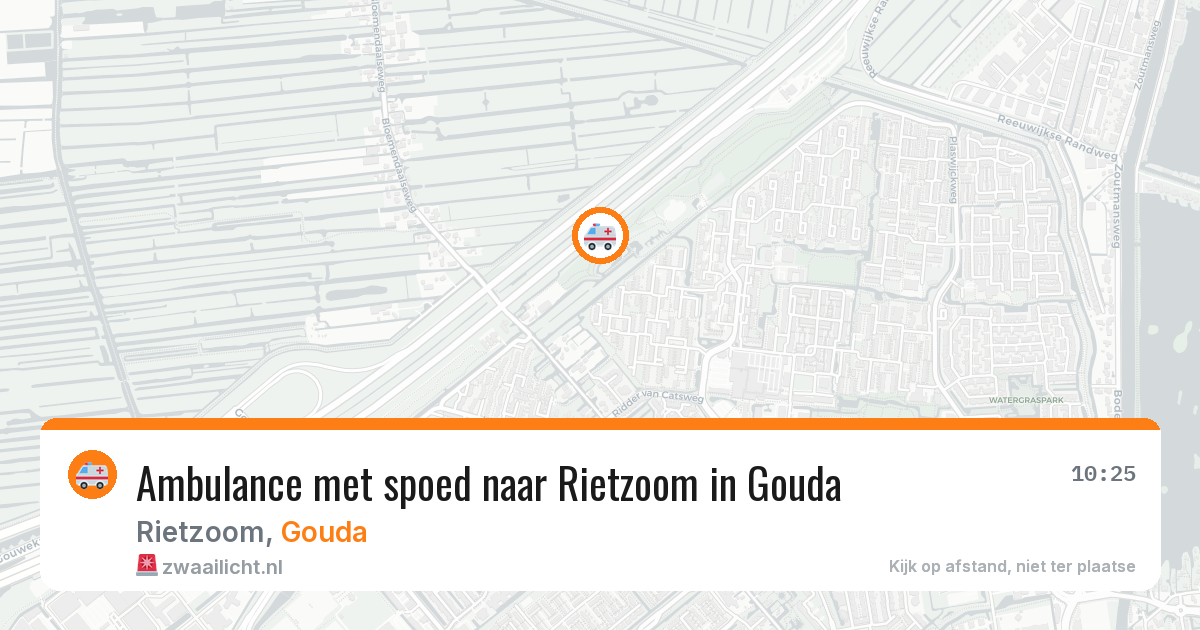 Ambulance met spoed naar Rietzoom in Gouda — 9 feb 2026