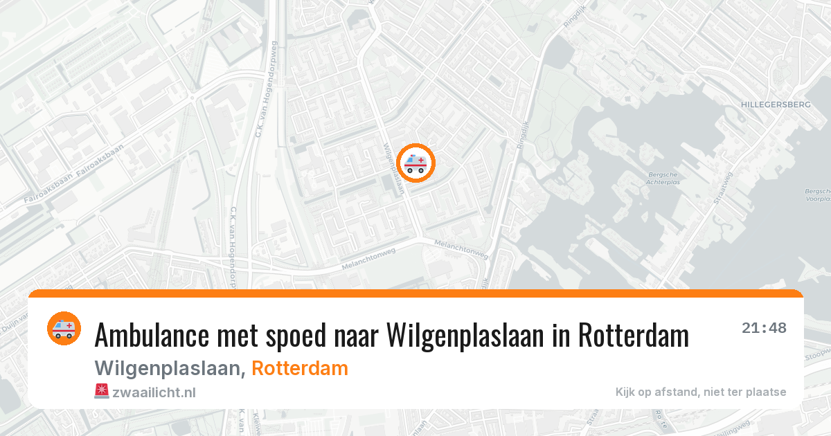 Ambulance met spoed naar Wilgenplaslaan in Rotterdam — 1 jun 2026