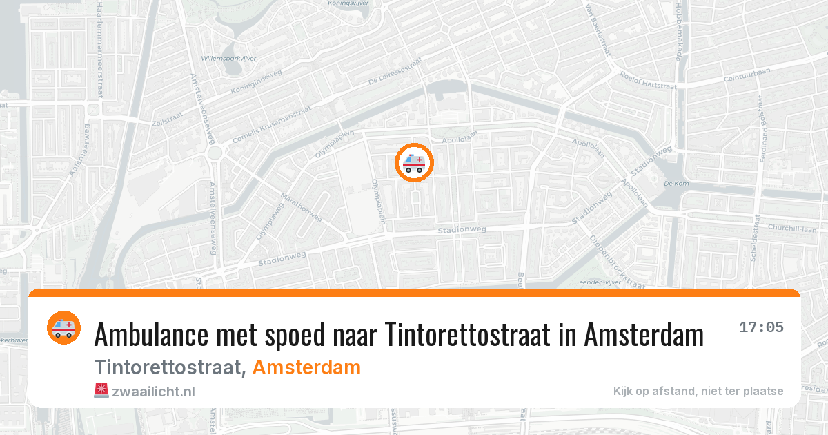 Ambulance met spoed naar Tintorettostraat in Amsterdam — 30 jun 2026