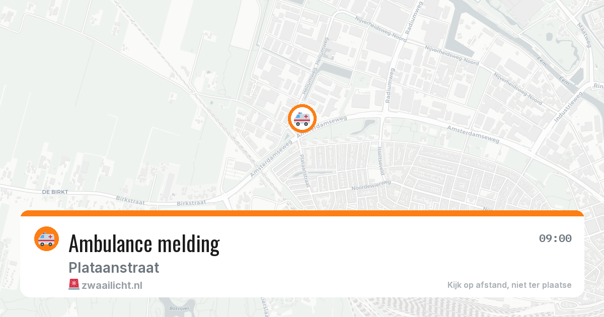 Ambulance melding — 19 jun 2026