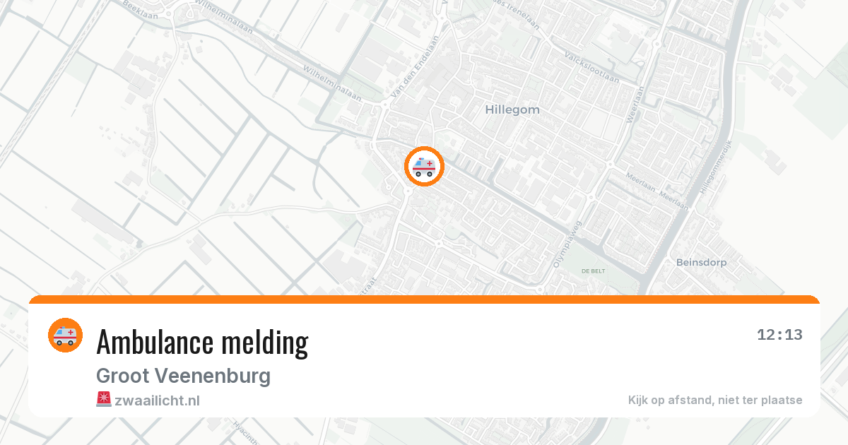 Ambulance melding — 30 jan 2026