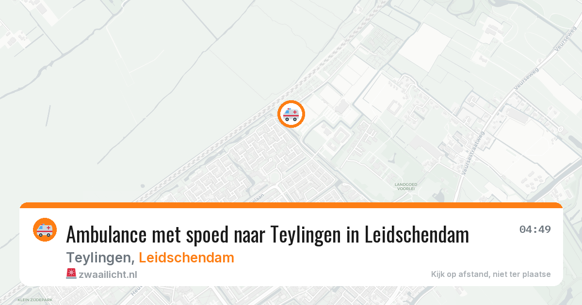 Ambulance met spoed naar Teylingen in Leidschendam — 17 jan 2026