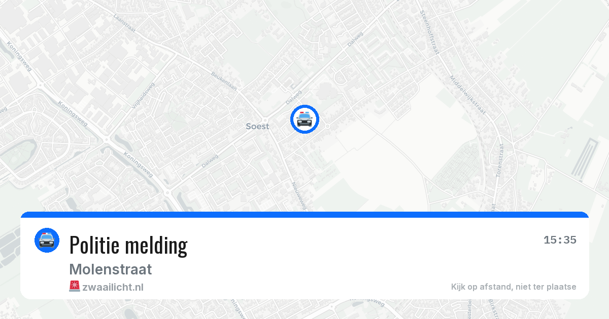 Politie melding — 12 mei 2026