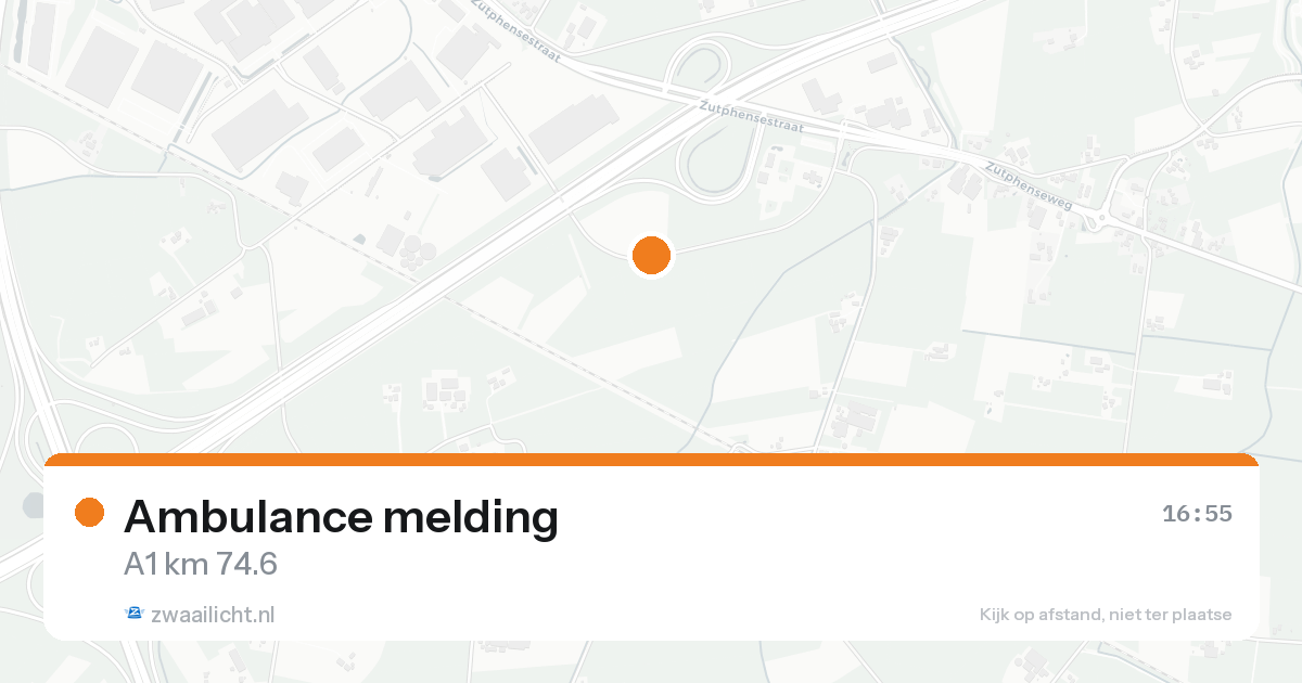 Ambulance melding — 9 jul 2026
