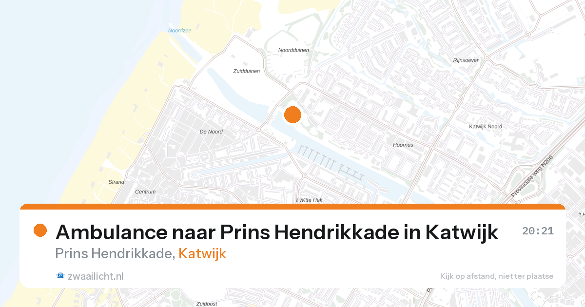 Ambulance naar Prins Hendrikkade in Katwijk — 24 jun 2026