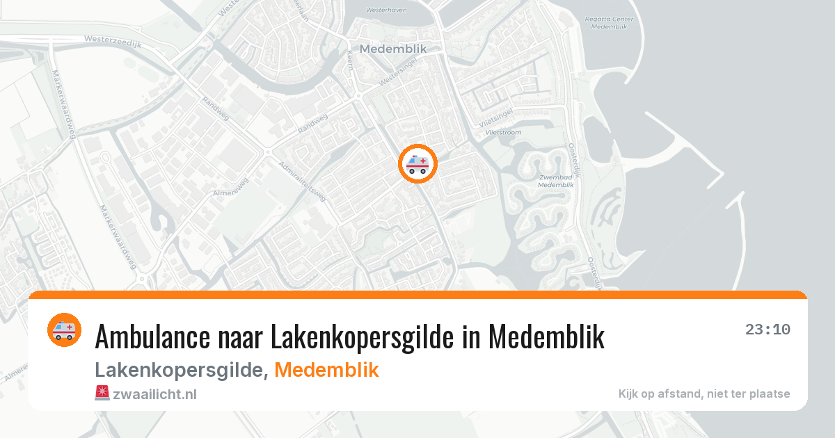 Ambulance naar Lakenkopersgilde in Medemblik — 27 jun 2026