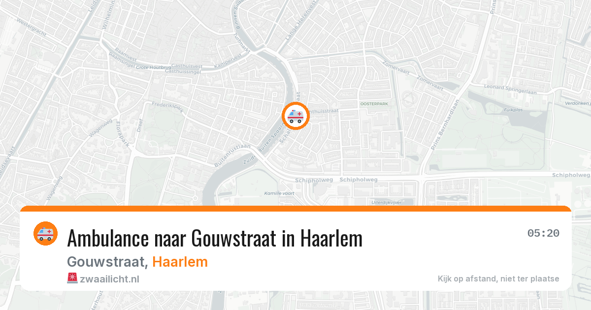 Ambulance naar Gouwstraat in Haarlem — 16 jun 2026