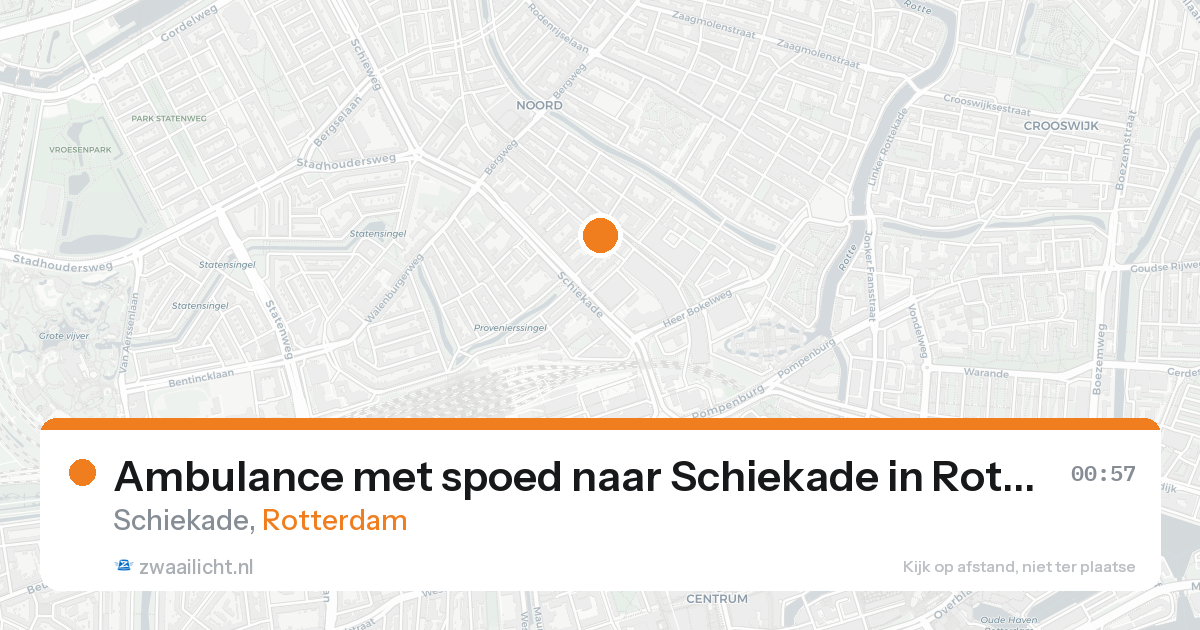 Ambulance met spoed naar Schiekade in Rotterdam — 30 jan 2026