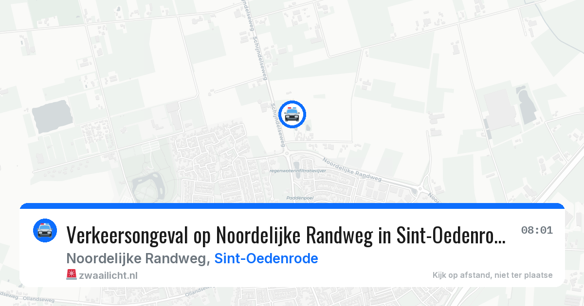 Verkeersongeval op Noordelijke Randweg in Sint-Oedenrode — 29 mei 2026