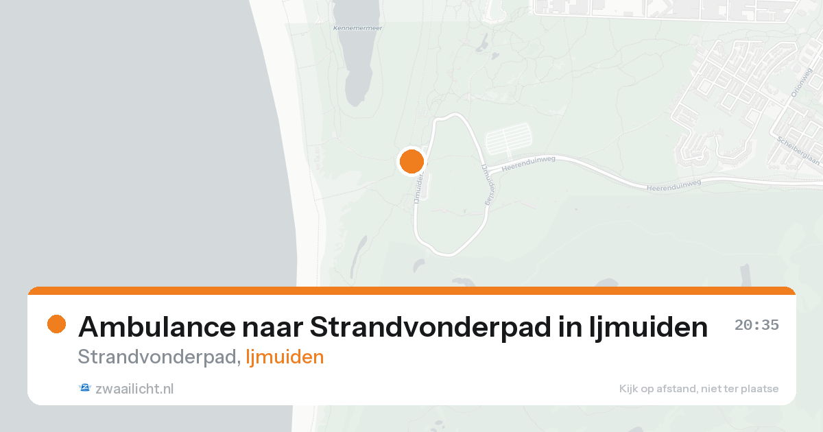Ambulance naar Strandvonderpad in Ijmuiden — 22 mei 2026