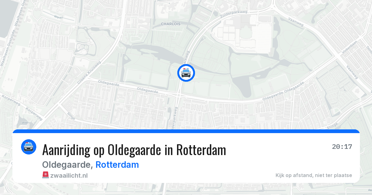 Aanrijding op Oldegaarde in Rotterdam — 2 jun 2026