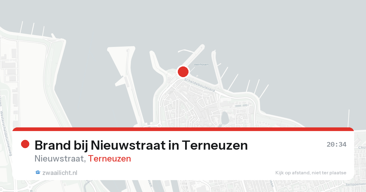 Brand bij Nieuwstraat in Terneuzen — 23 aug 2026