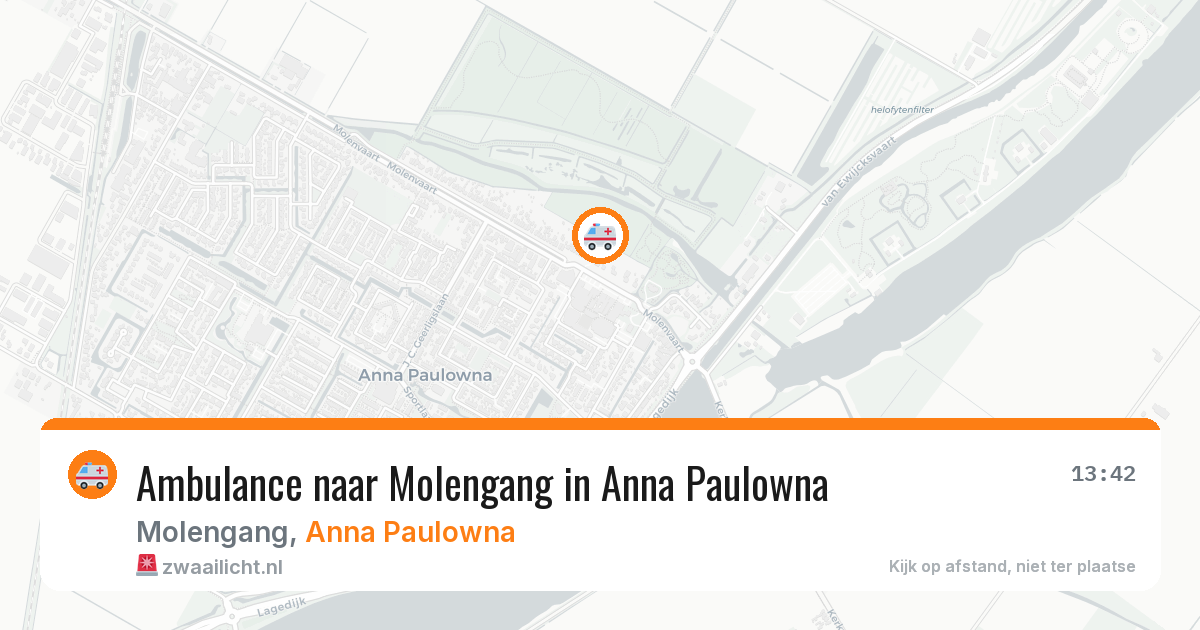 Ambulance naar Molengang in Anna Paulowna — 25 mrt 2026