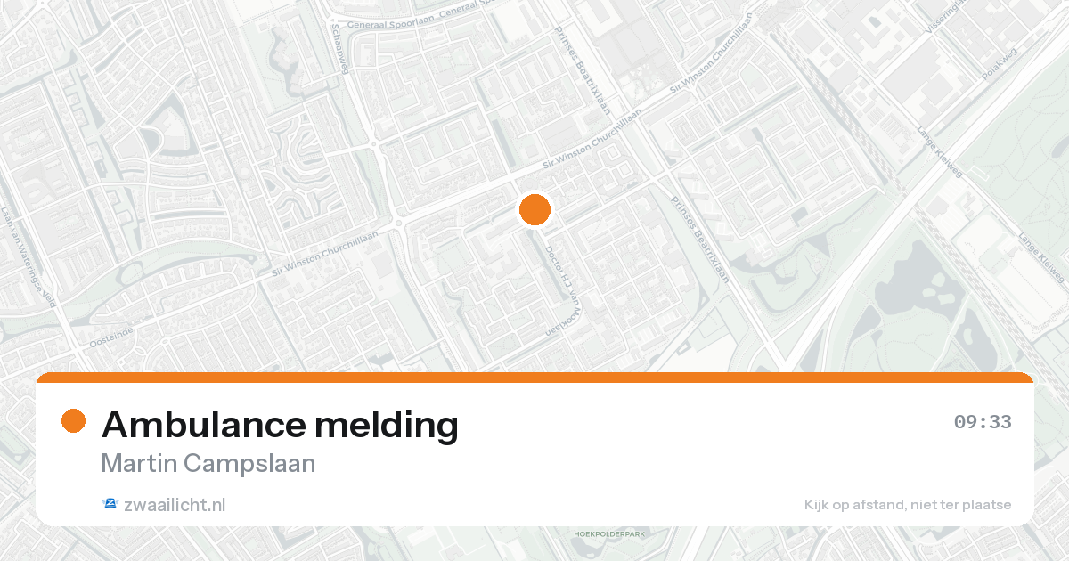 Ambulance melding — 8 feb 2026