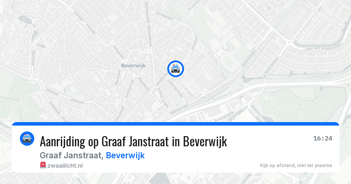 Aanrijding op Graaf Janstraat in Beverwijk — 27 mei 2026