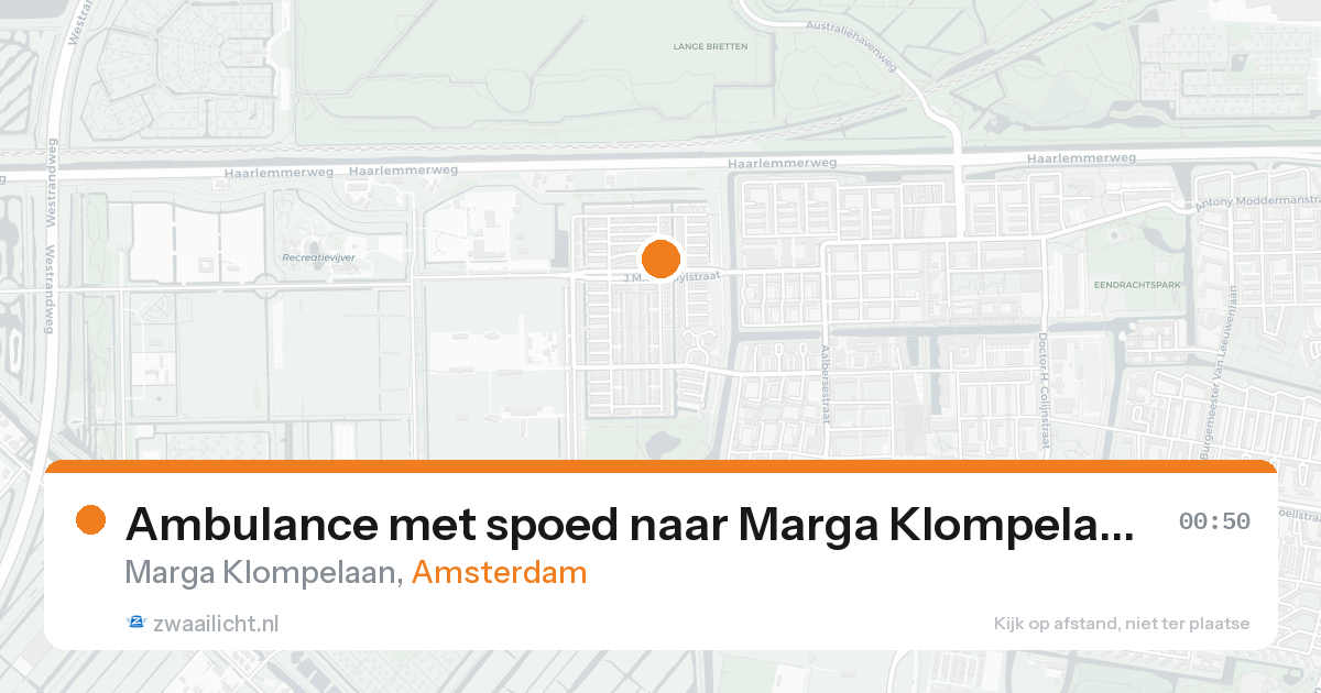 Ambulance met spoed naar Marga Klompelaan in Amsterdam — 7 feb 2026