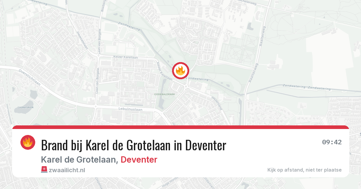 Brand bij Karel de Grotelaan in Deventer — 28 jun 2026