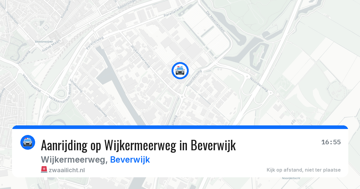 Aanrijding op Wijkermeerweg in Beverwijk — 4 aug 2026