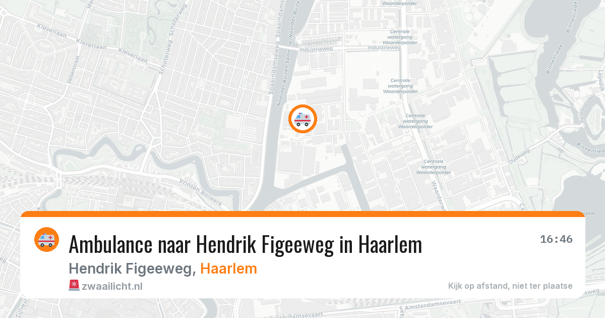 Ambulance naar Hendrik Figeeweg in Haarlem — 9 jul 2026