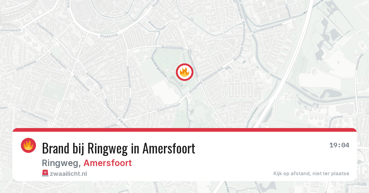 Brand bij Ringweg in Amersfoort — 29 mei 2026