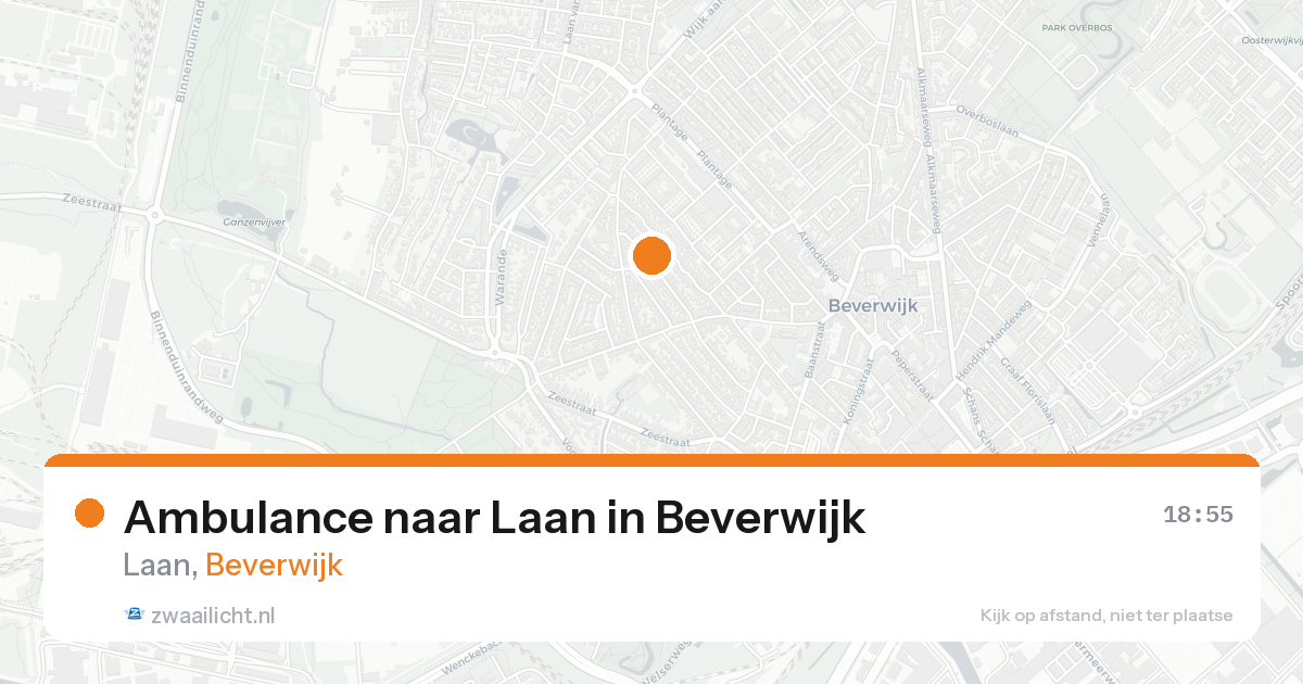 Ambulance naar Laan in Beverwijk — 20 aug 2026