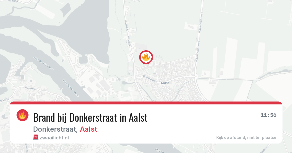 Brand bij Donkerstraat in Aalst — 28 apr 2026