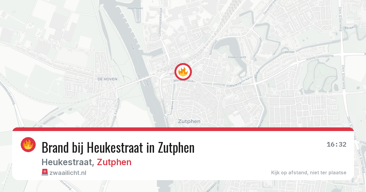 Brand bij Heukestraat in Zutphen — 21 mei 2026