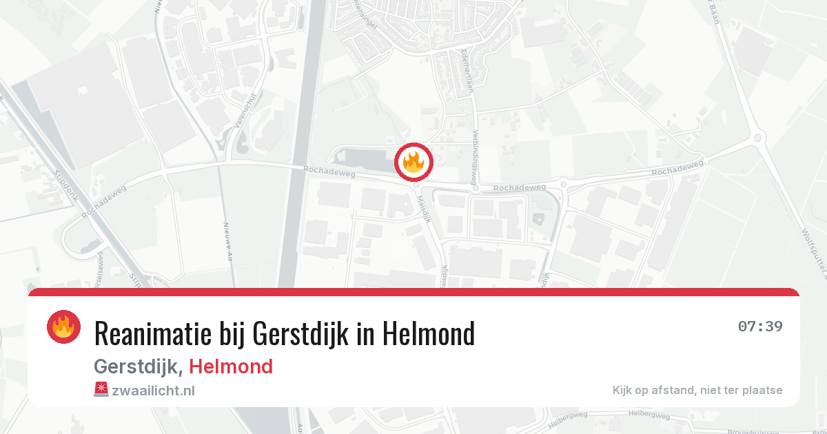 Reanimatie bij Gerstdijk in Helmond — 21 jan 2026