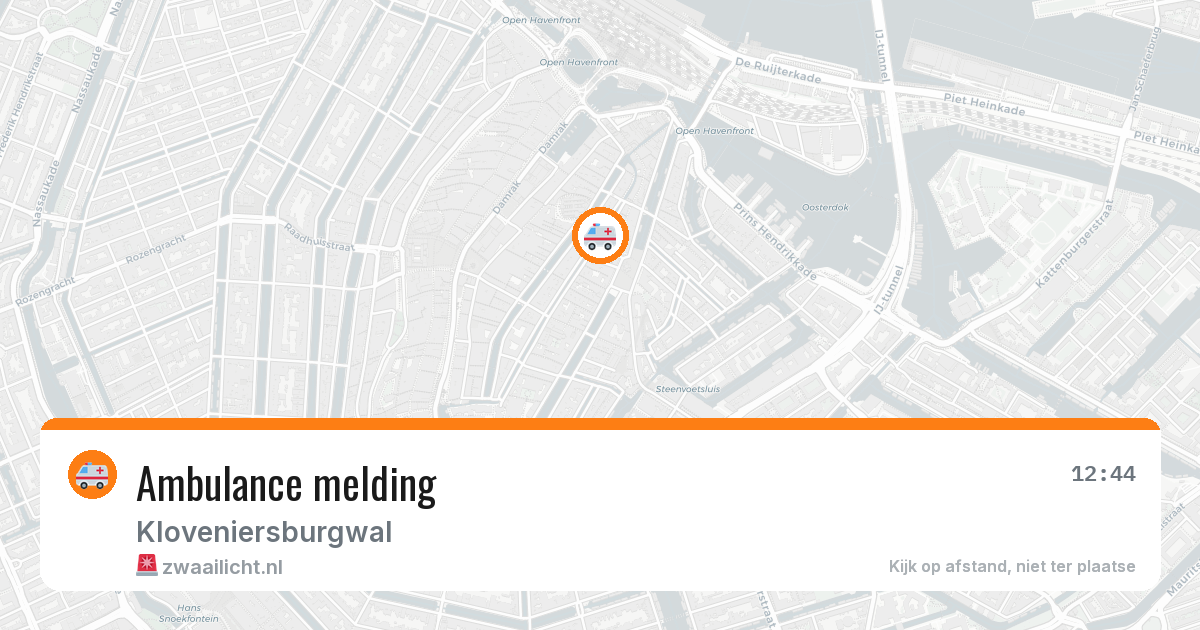 Ambulance melding — 4 jul 2026