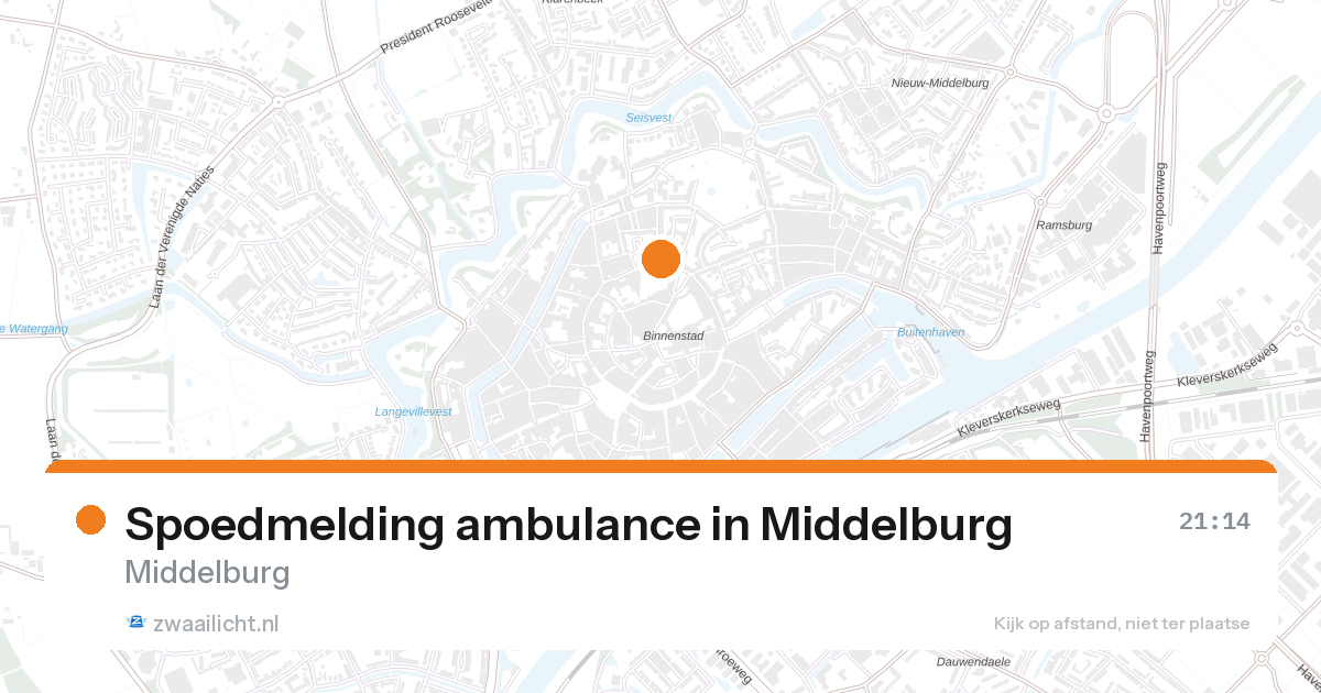 Spoedmelding ambulance in Middelburg — 17 jul 2026