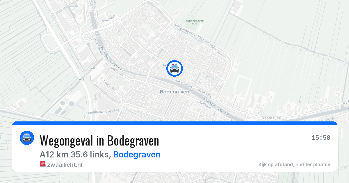 Wegongeval in Bodegraven — 28 mei 2026