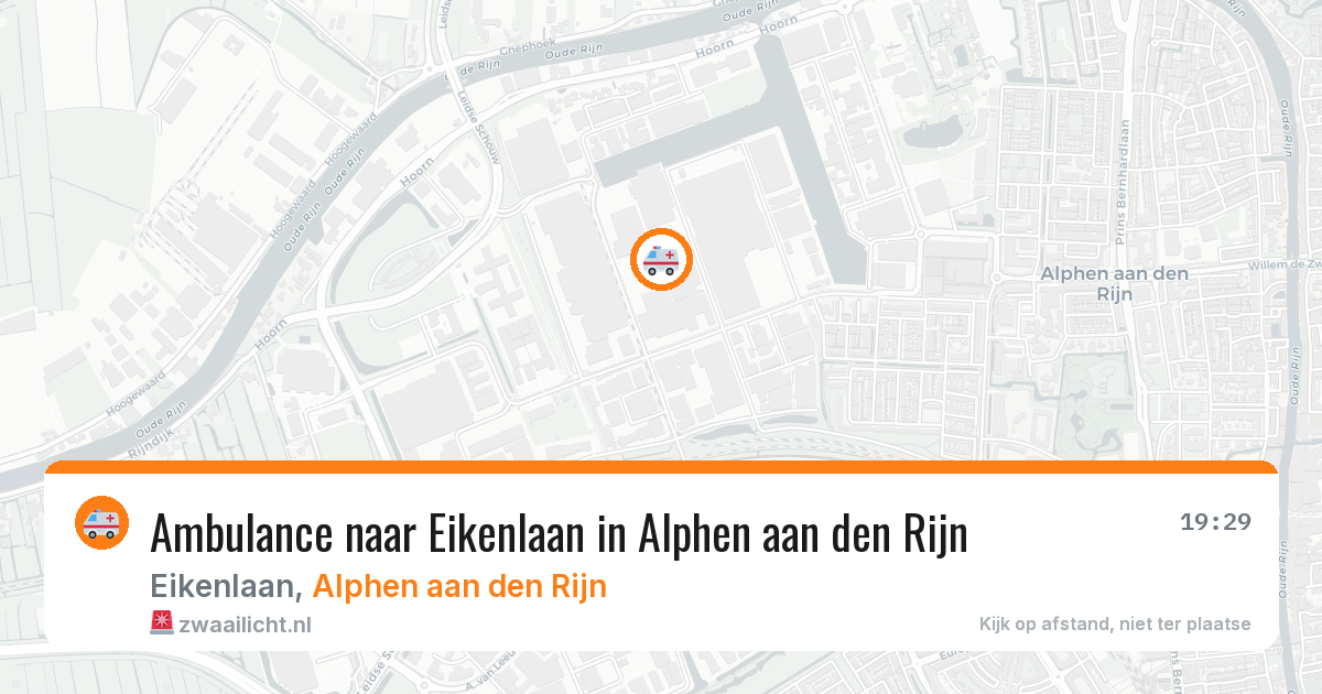 Ambulance naar Eikenlaan in Alphen aan den Rijn — 11 aug 2026