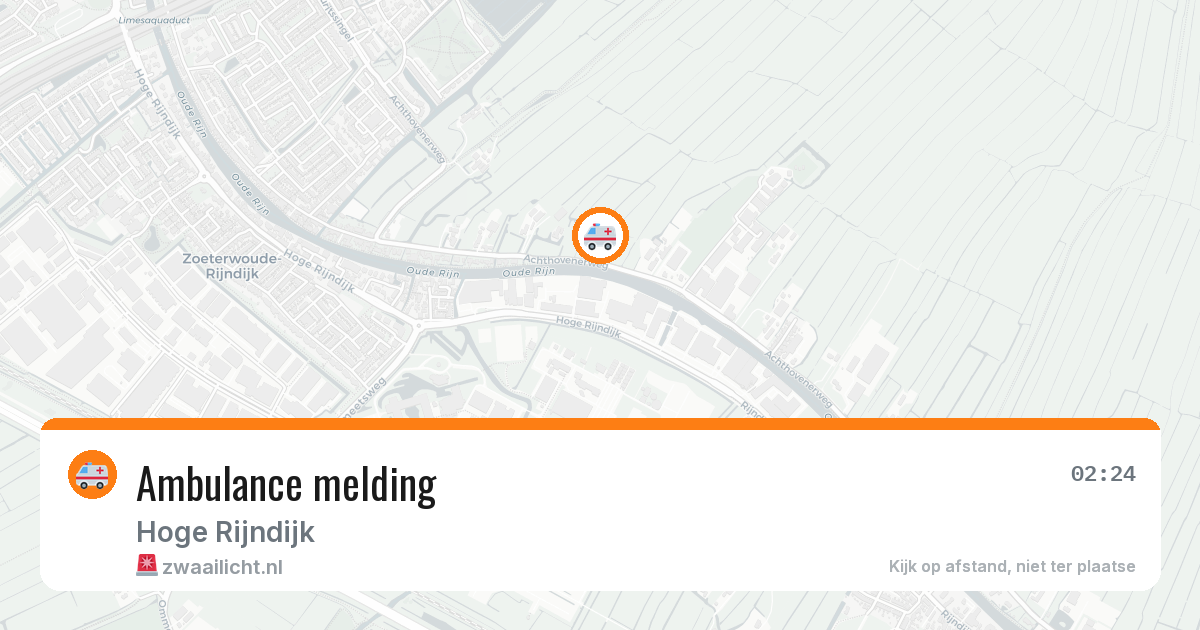 Ambulance melding — 6 jun 2026