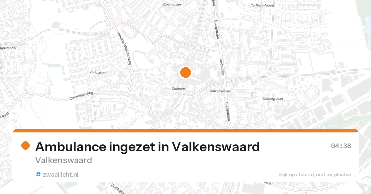 Ambulance ingezet in Valkenswaard — 7 feb 2026