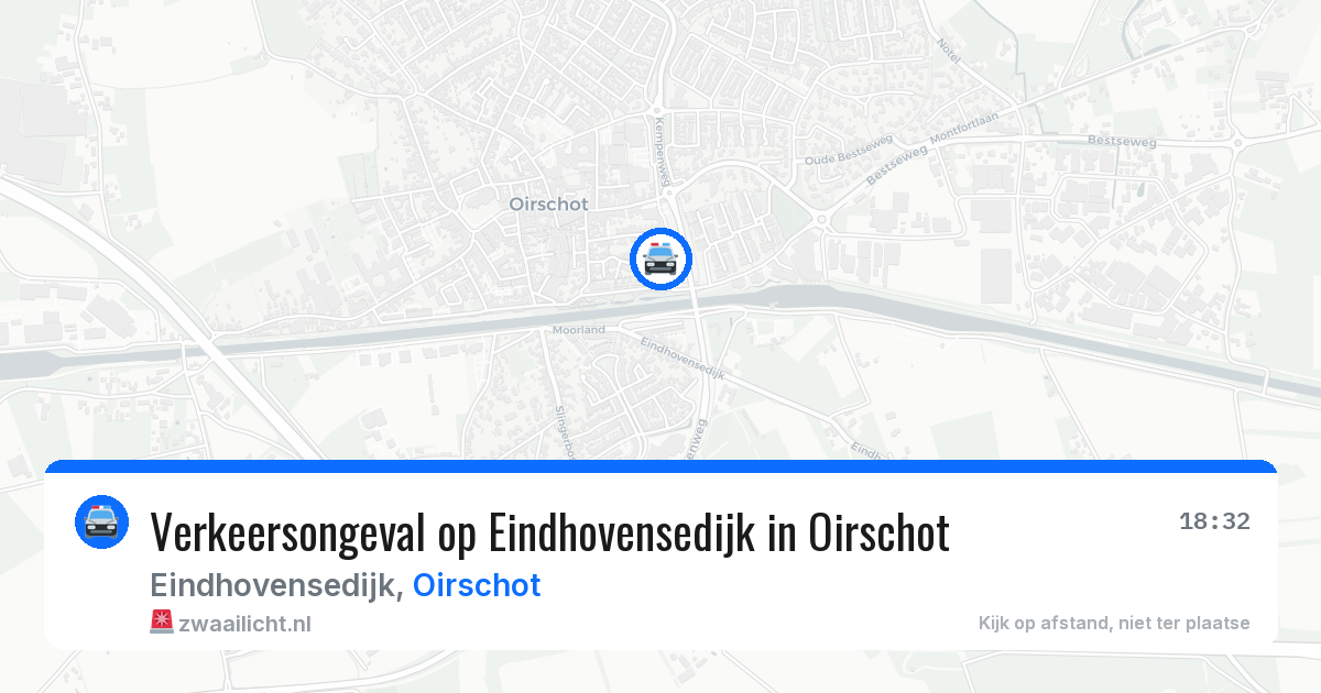 Verkeersongeval op Eindhovensedijk in Oirschot — 28 mei 2026